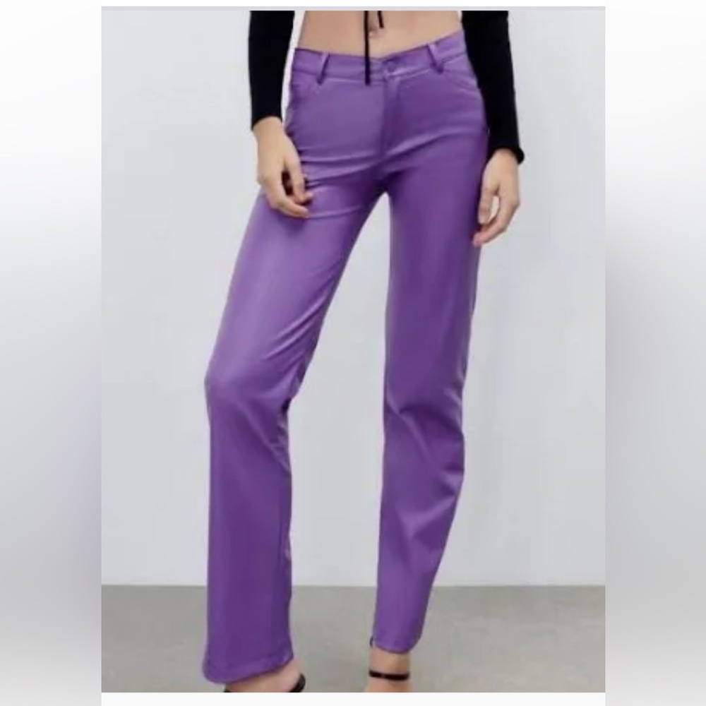 Zara Faux Leather Jean